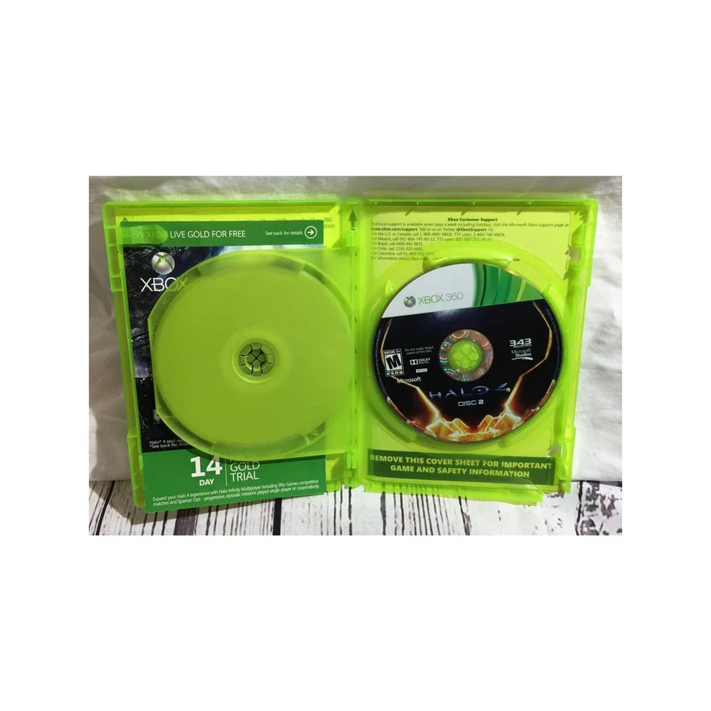 Halo 4 Microsoft XBOX 360 2 discs. No manual